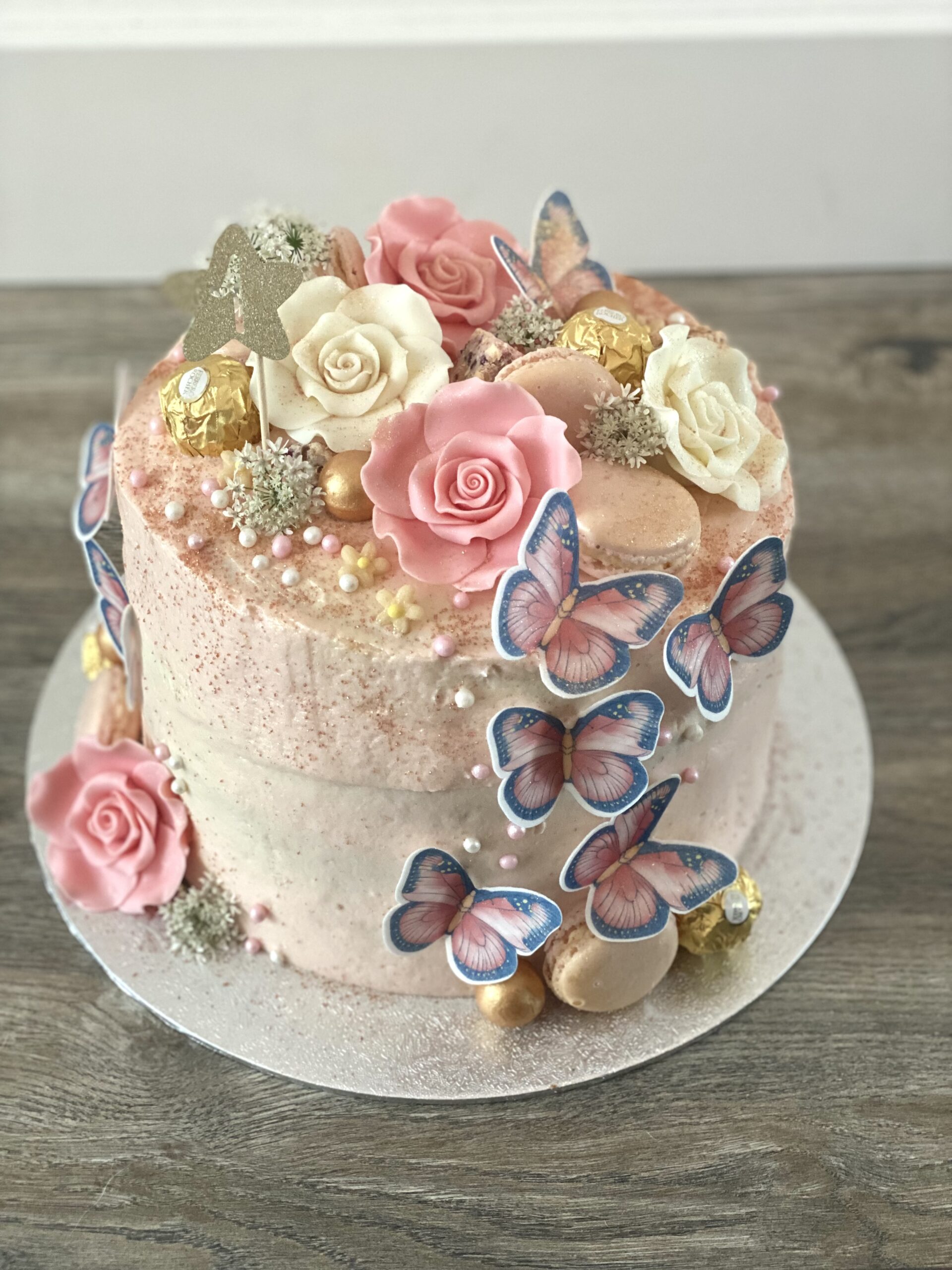 pinkvlindertaart
